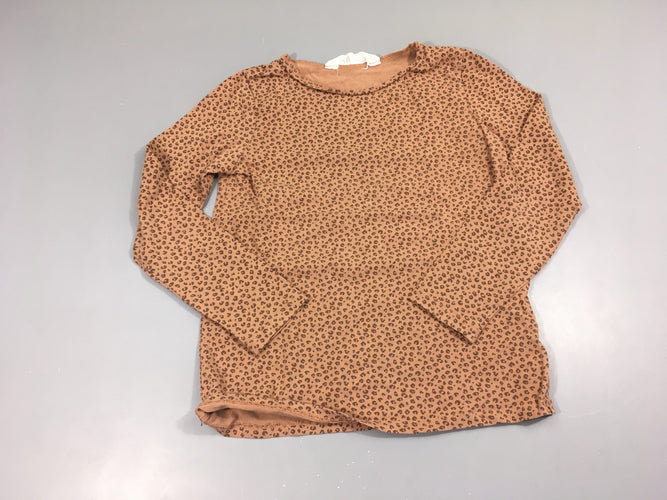 T-shirt m.l brun clair motifs léopards, moins cher chez Petit Kiwi