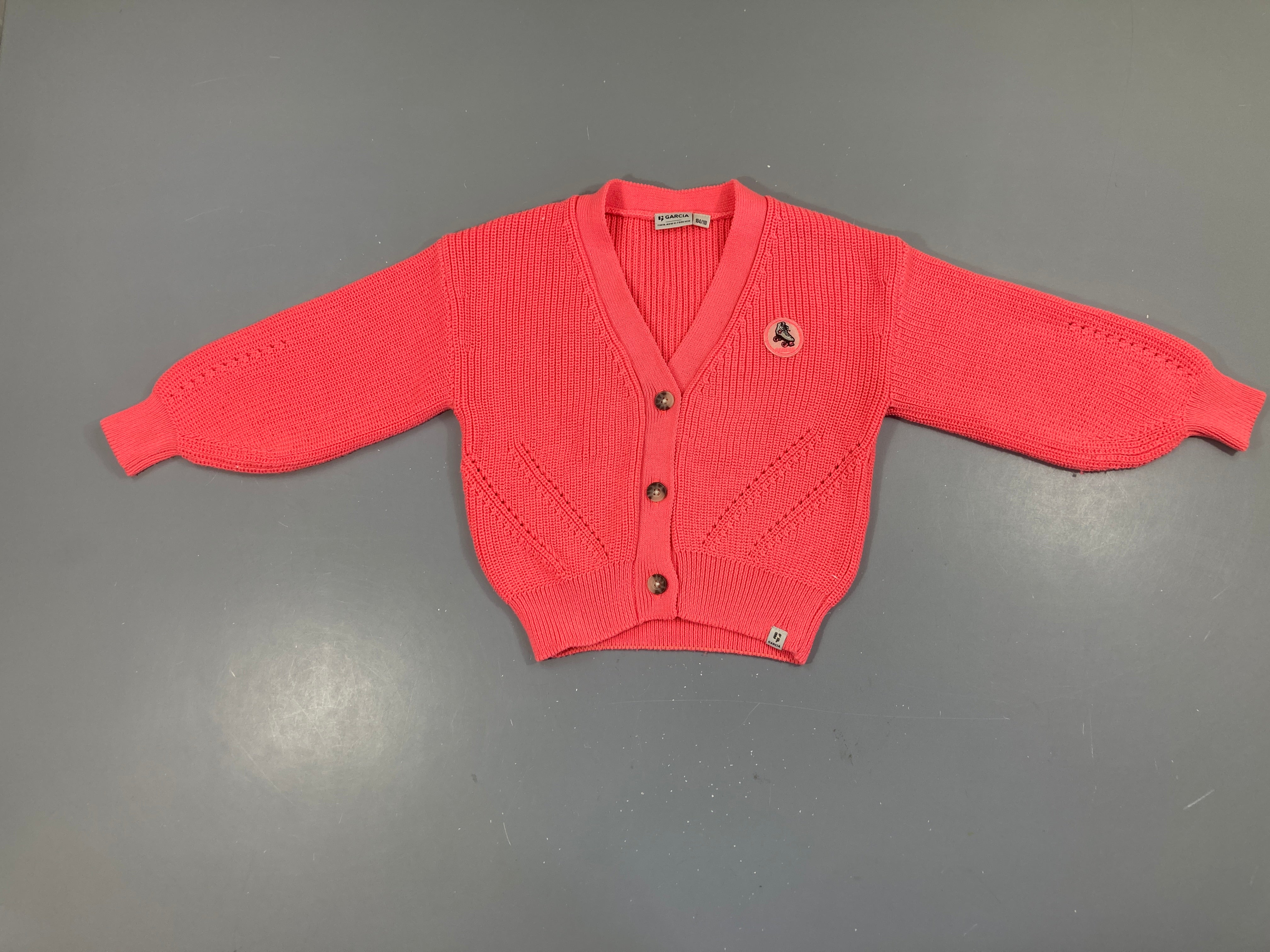 Gilet épais rose néon
