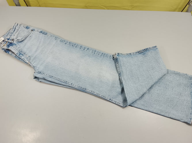 Jeans clair boot cut , légères taches 24-30, moins cher chez Petit Kiwi