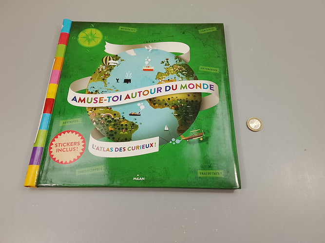 Amuse-toi autour du monde. L'atlas des curieux!, moins cher chez Petit Kiwi