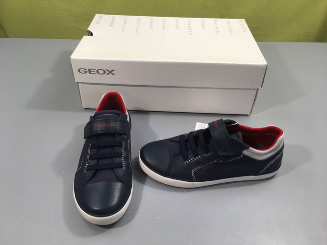 Neuves-Baskets Geox bleu foncé, moins cher chez Petit Kiwi
