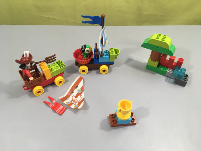 Duplo 10539 pirates capitaine crochet - manque 1 tige, moins cher chez Petit Kiwi