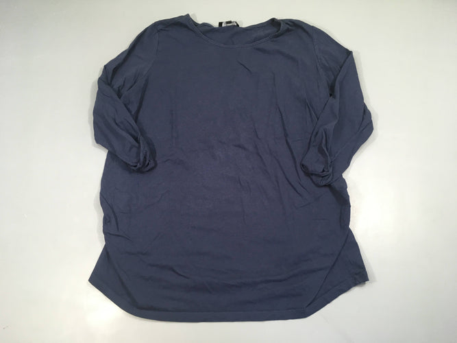 T-shirt m.l bleu foncé, moins cher chez Petit Kiwi