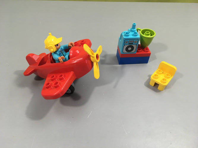 Duplo 10908 l'avion - manque 1 clé à outils, moins cher chez Petit Kiwi