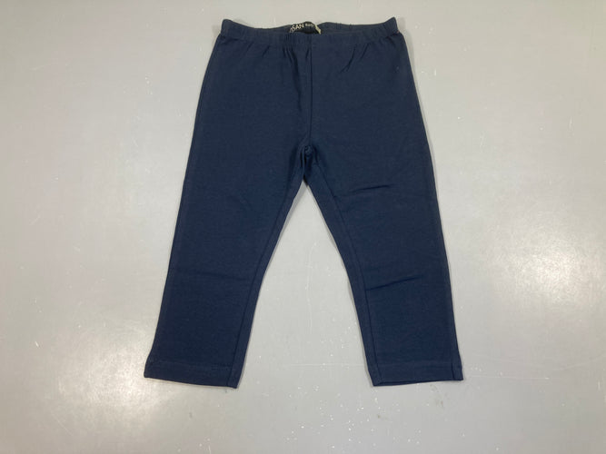 Legging 3/4 bleu marine, moins cher chez Petit Kiwi