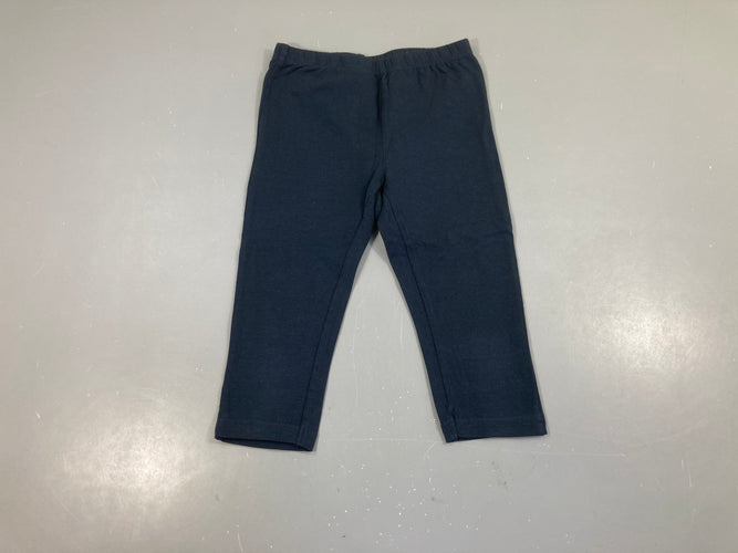 Legging 3/4 bleu marine, moins cher chez Petit Kiwi