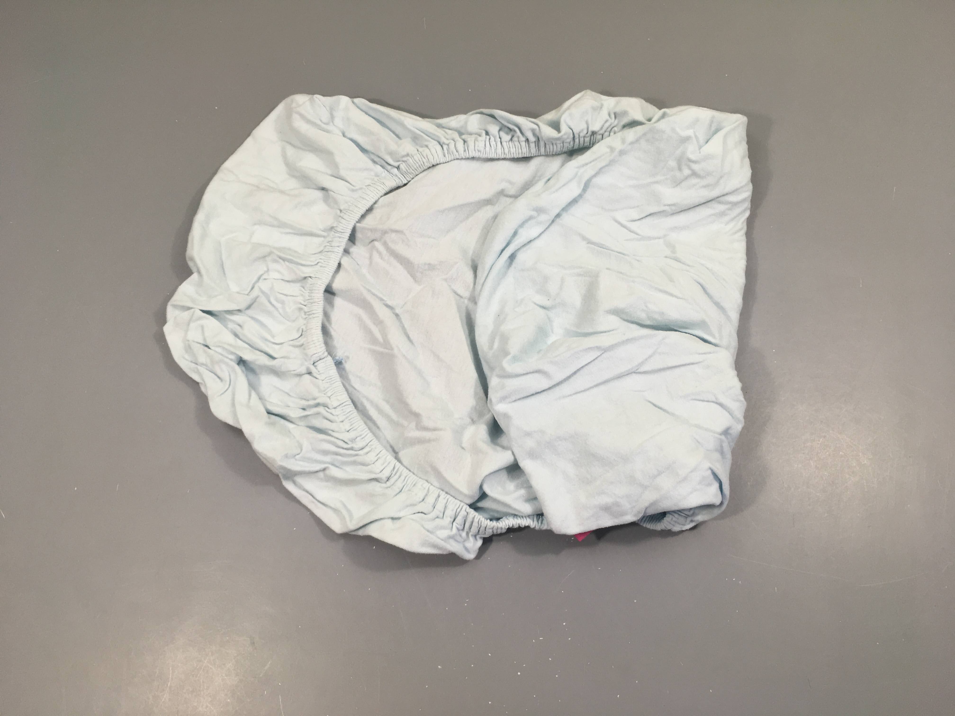 Drap housse pour berceau jersey bleu, Kiwizz