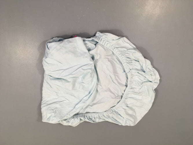 Drap housse pour berceau jersey bleu, Kiwizz, moins cher chez Petit Kiwi