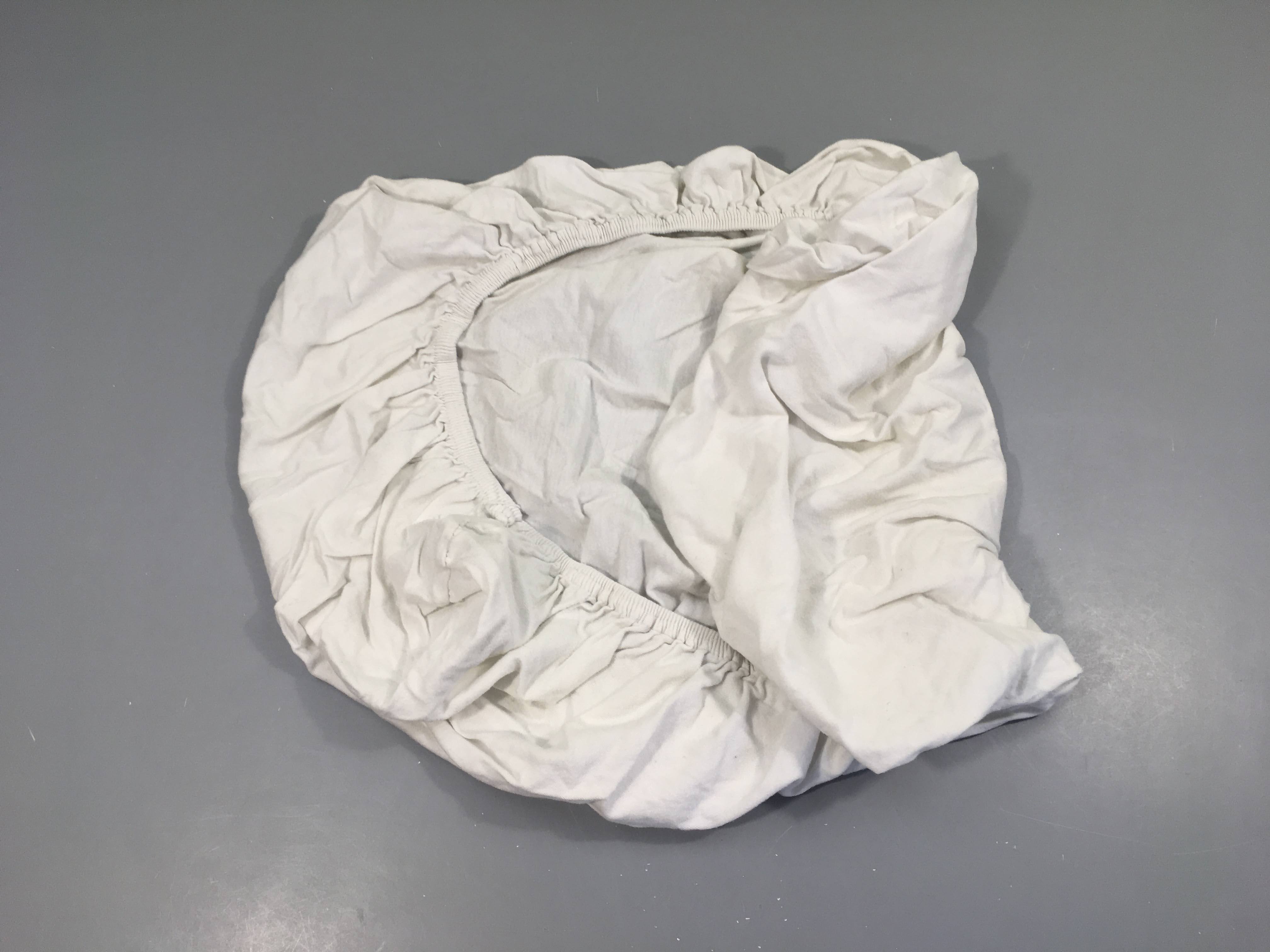 Drap housse pour berceau jersey blanc, 50x80cm