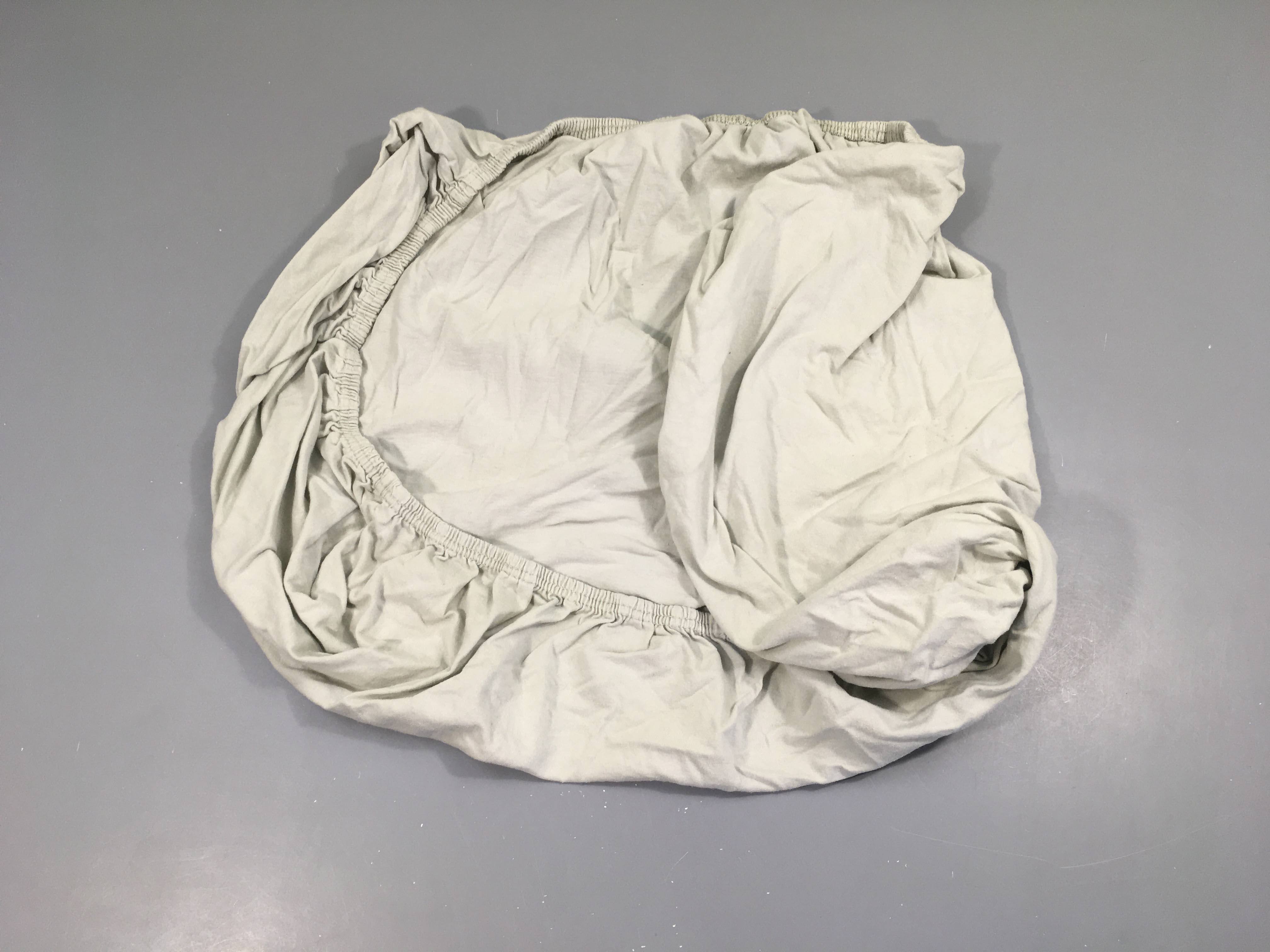 Drap housse pour berceau jersey gris, 50x90x8cm