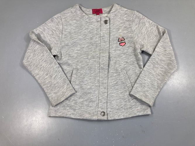 Veste coupe-vent blanc motifs mer à capuche, moins cher chez Petit Kiwi