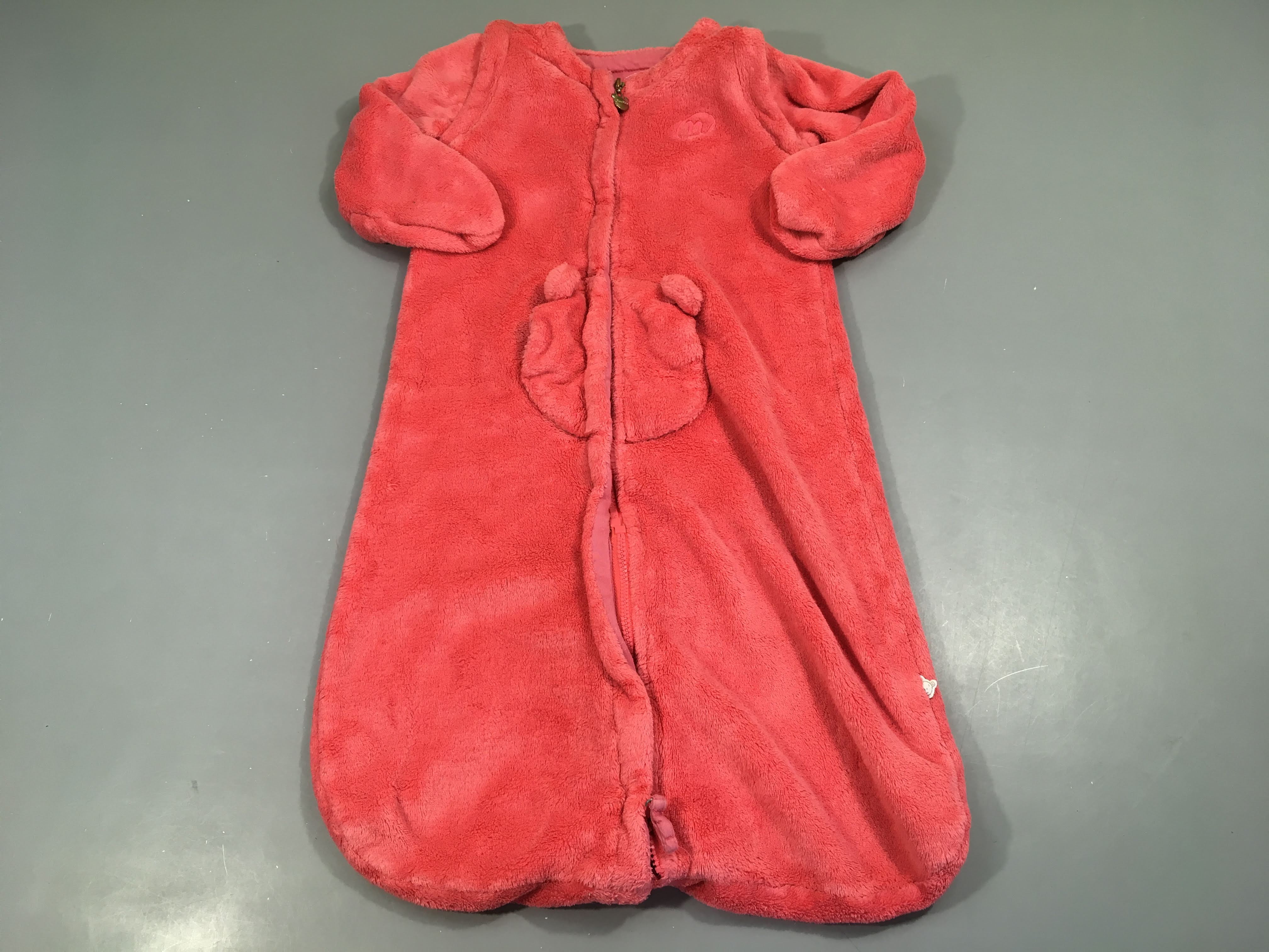 Sac de couchage ml amovibles velours rose