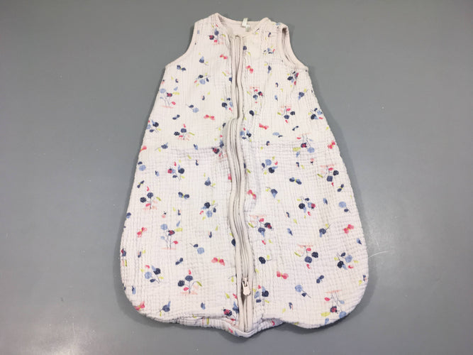 Sac de couchage s.m coton tetra rose pâle fleurs, moins cher chez Petit Kiwi