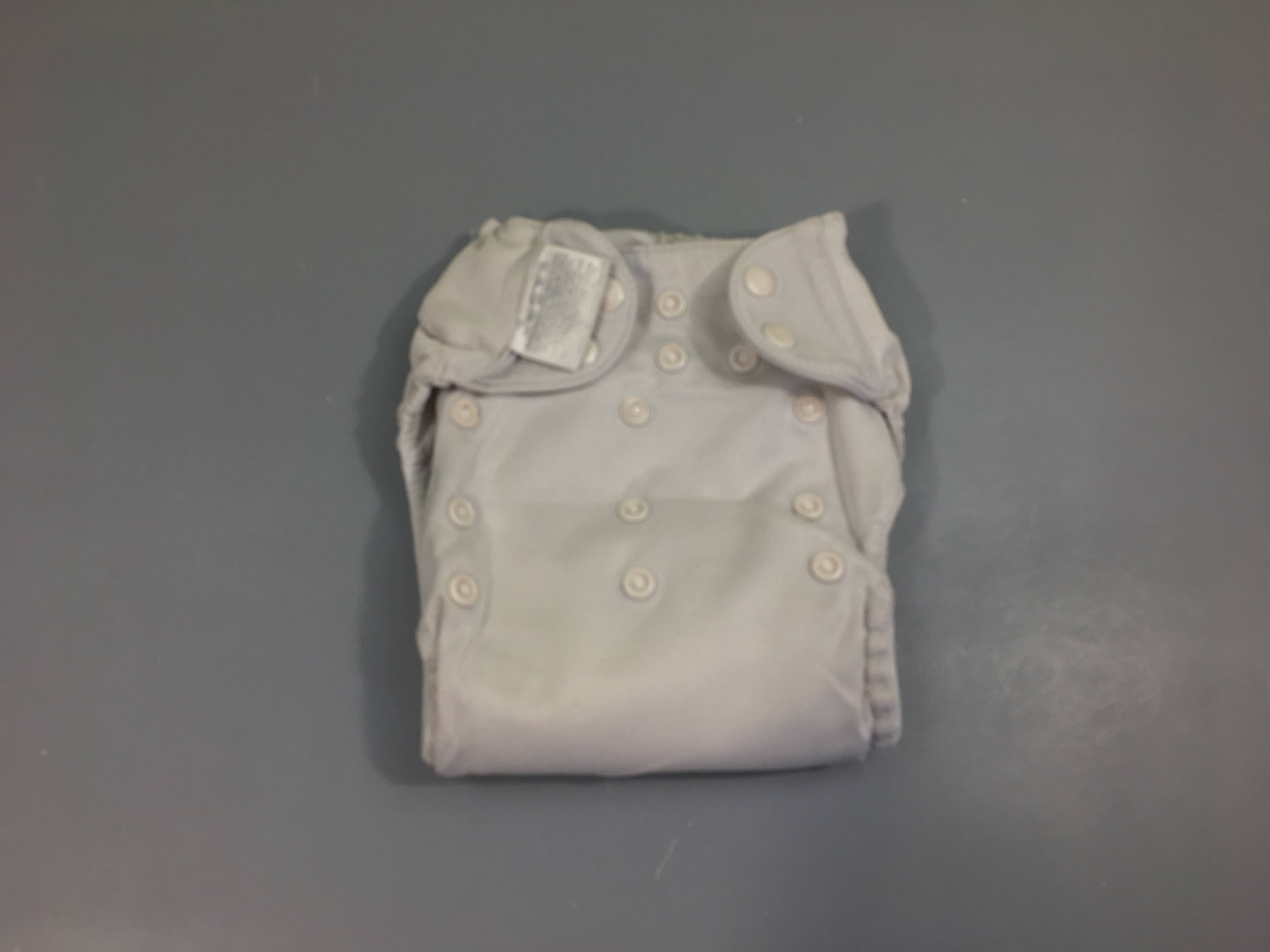 Bum genius lange lavable gris clair