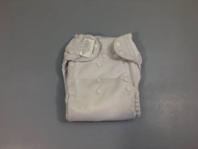 Bum genius lange lavable gris clair, moins cher chez Petit Kiwi