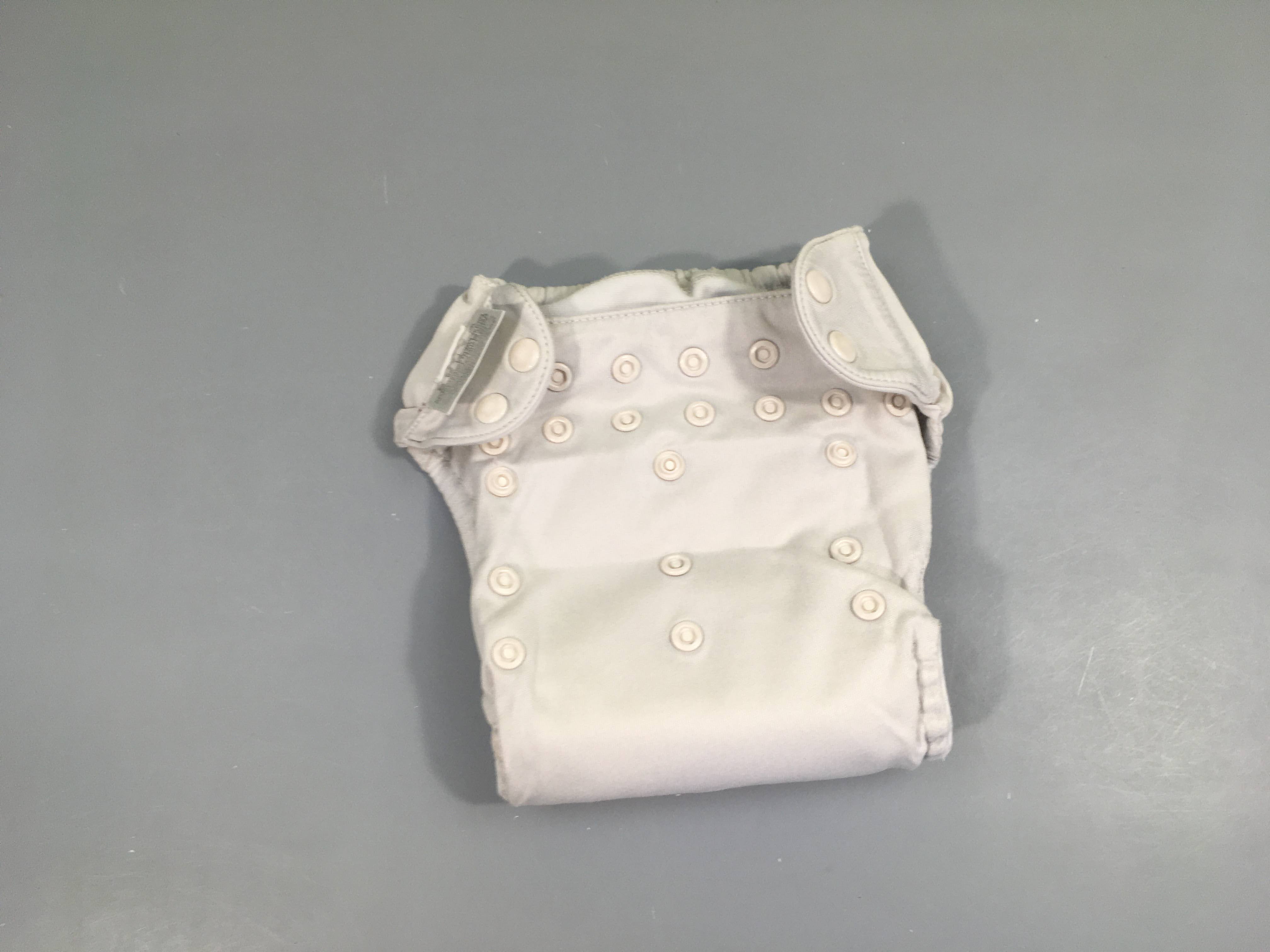 Bum genius lange lavable gris clair