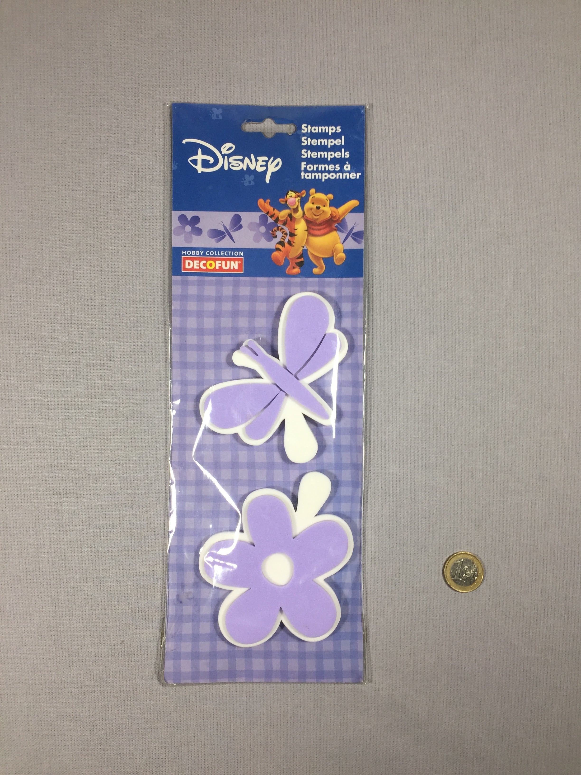 Formes à tamponner mauves