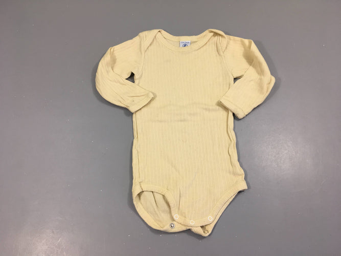 Body m.l côtelé beige, moins cher chez Petit Kiwi