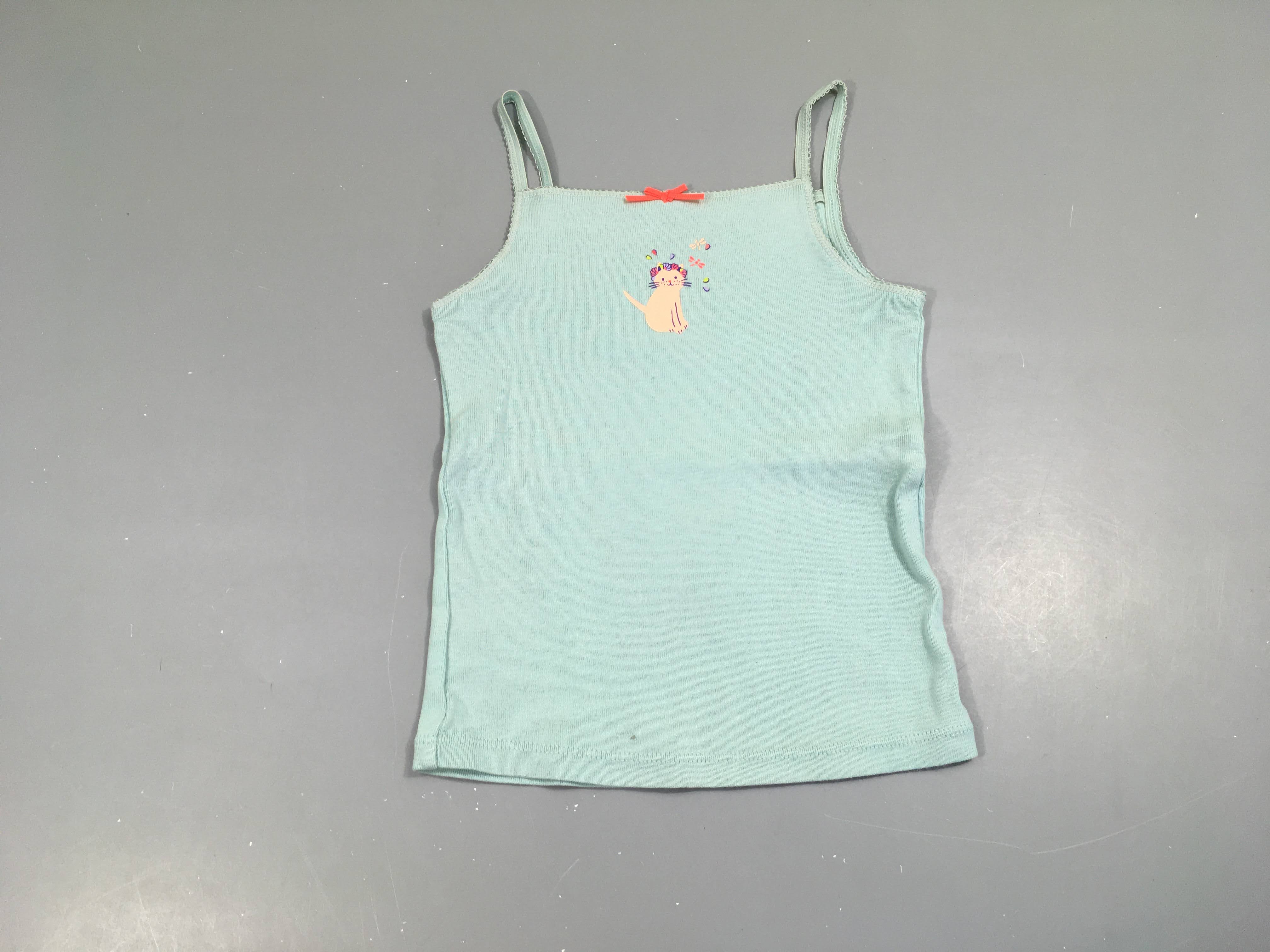 Chemisettes s.m bleue chat