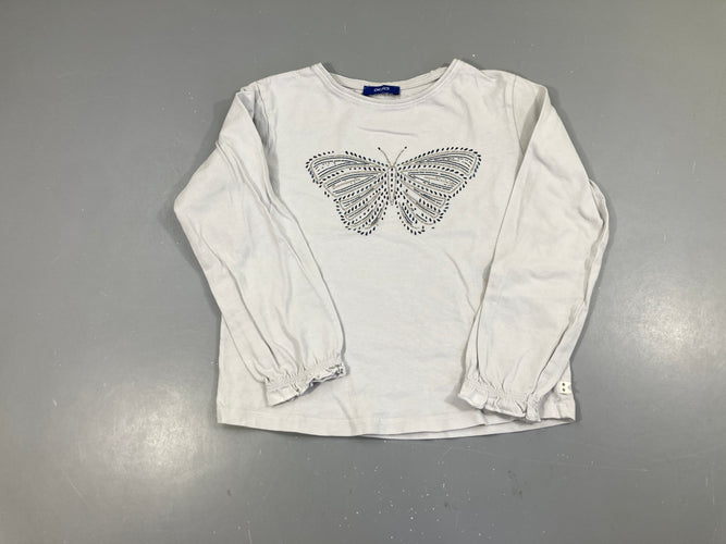 T-shirt m.l gris papillon, moins cher chez Petit Kiwi