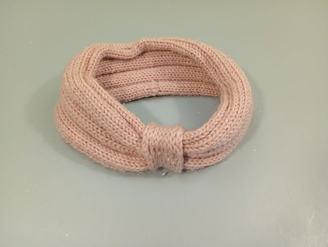 Bandeau cache-oreille rose avec fils métallique, moins cher chez Petit Kiwi