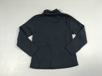 T-shirt m.l col roulé bleu marine