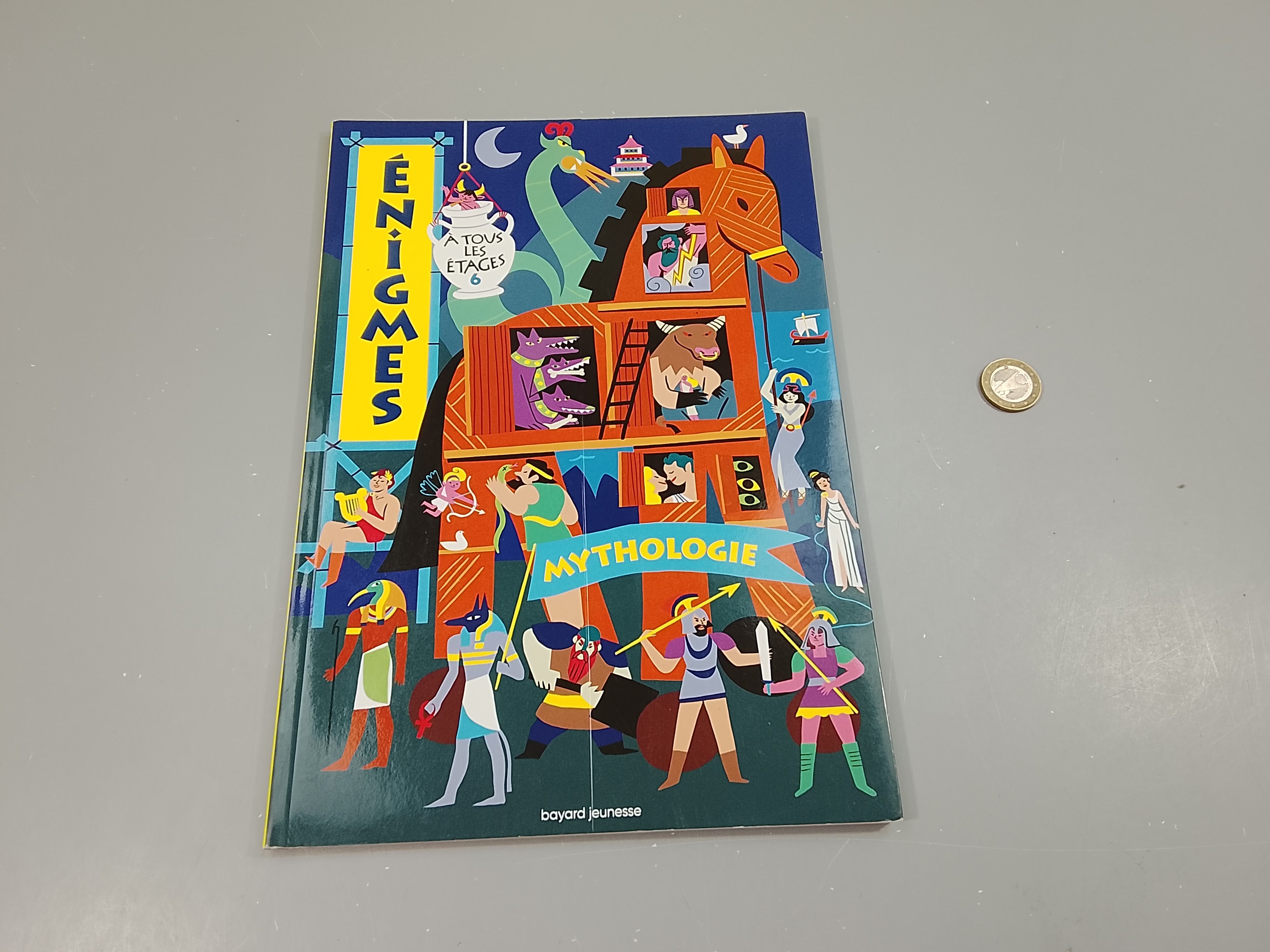 6 Enigmes à tous les étages. Mythologie.