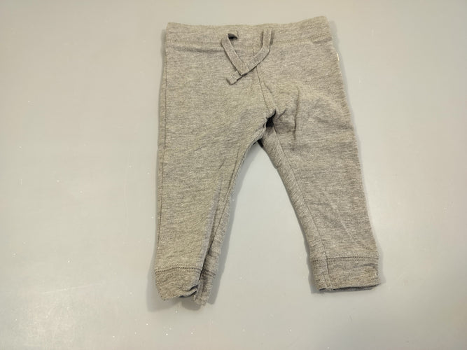 Pantalon jogging gris flammé  70% coton  25% viscose  5% élasthanne, moins cher chez Petit Kiwi