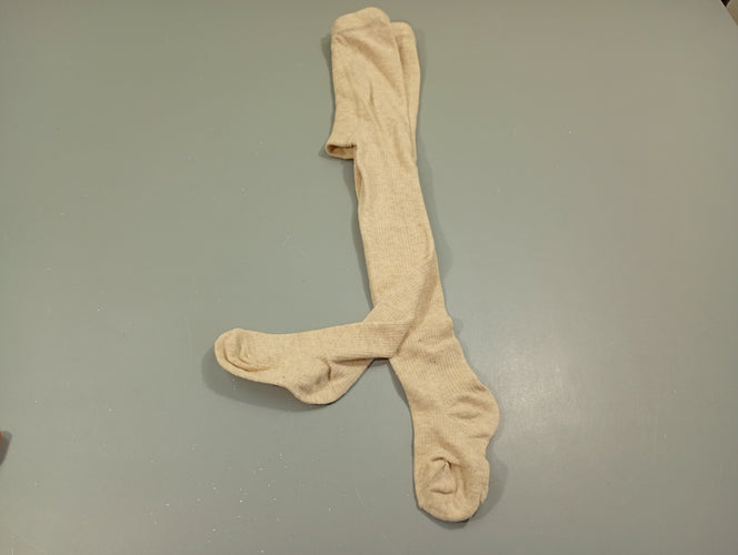 Collants beige  chiné texturé -92, moins cher chez Petit Kiwi