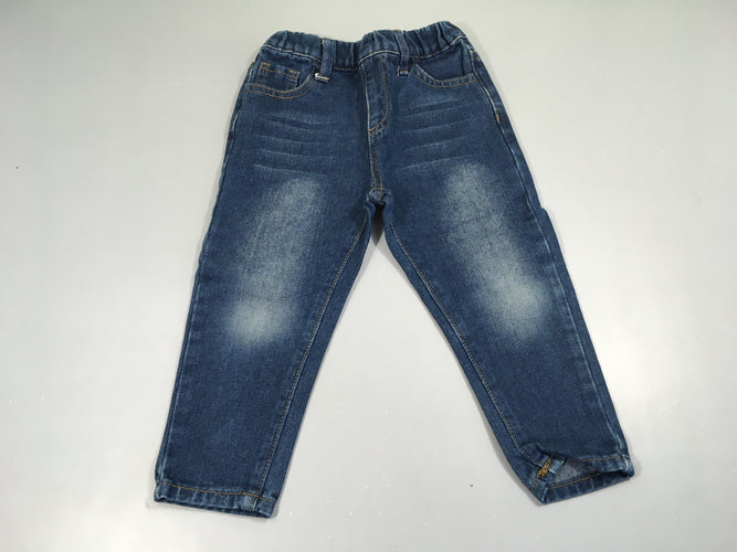 Jeans taille élastique, moins cher chez Petit Kiwi