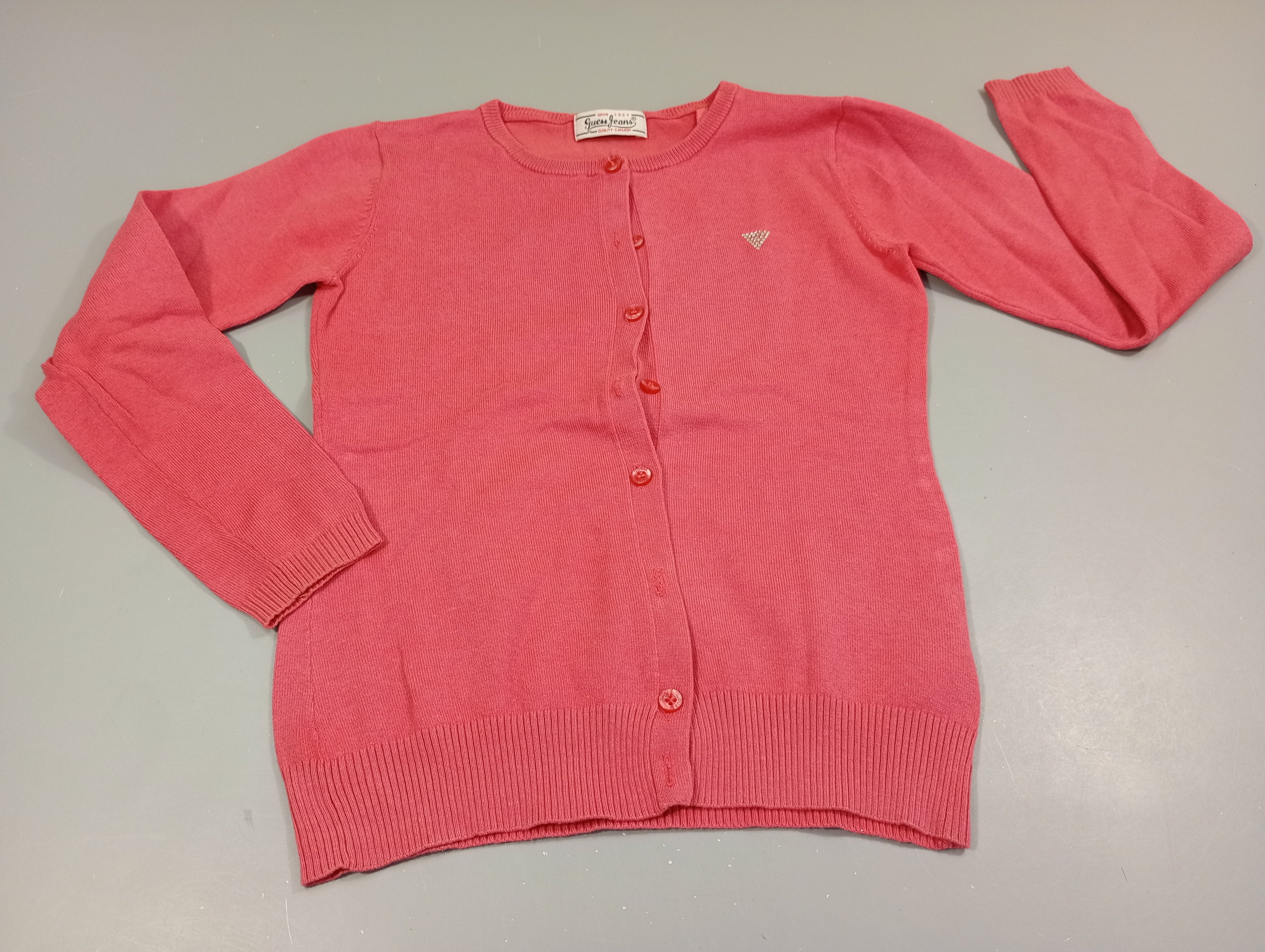 Gilet rose, petits sequins