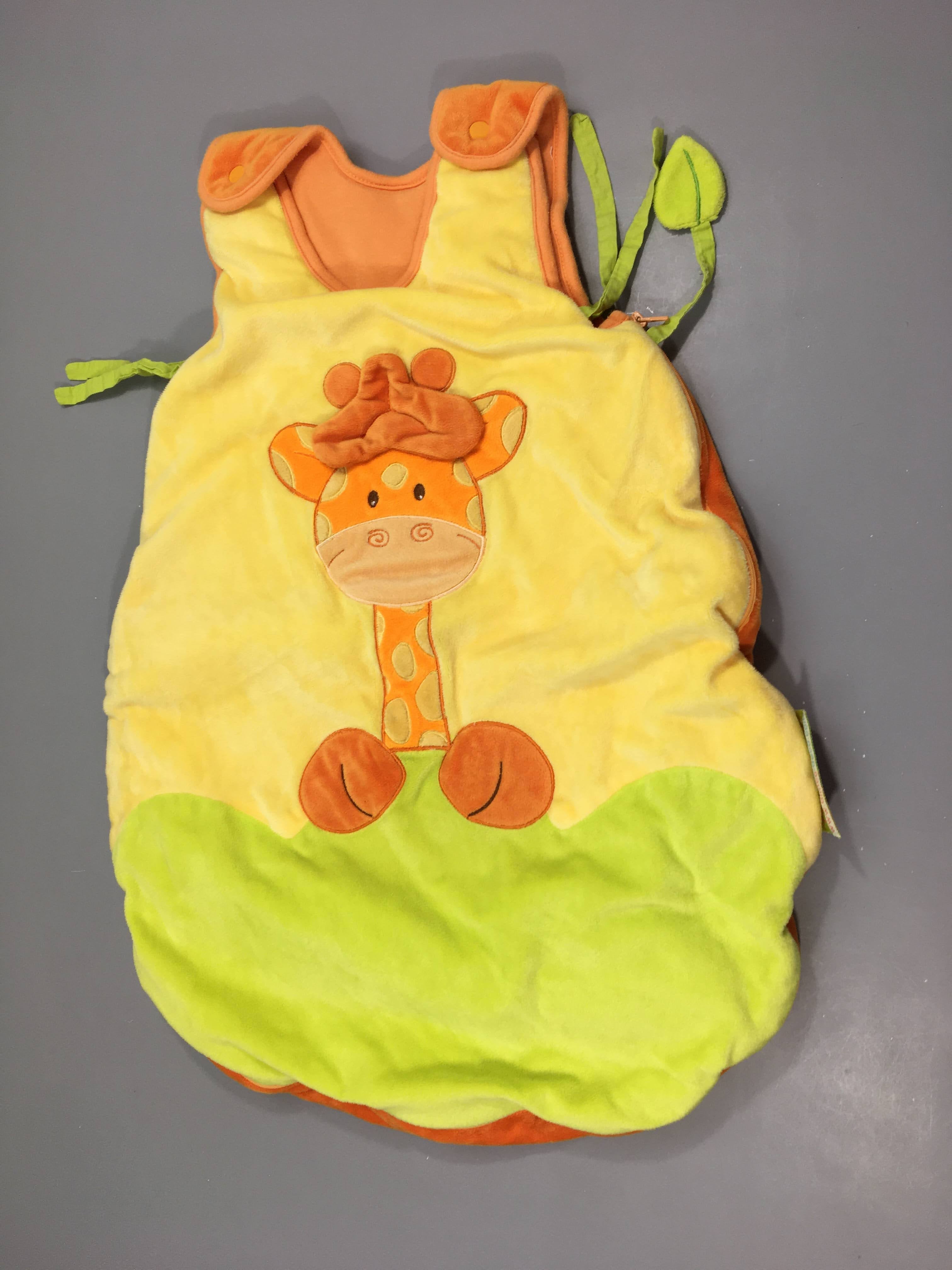 Sac de couchage s.m ouatiné velours girafe, Titoutam - 60cm