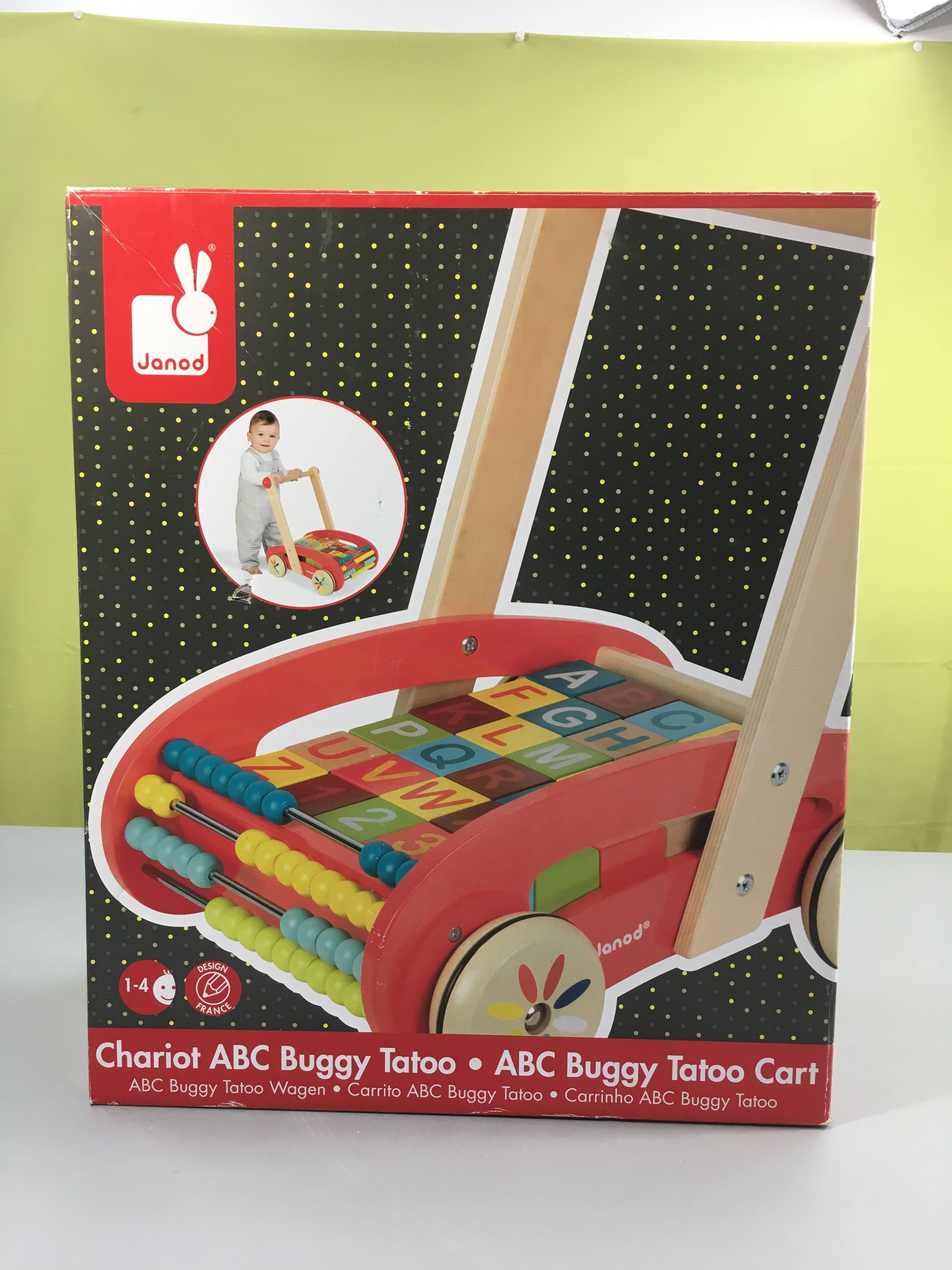 Chariot ABC Buggy Tatoo - 30 cubes (1-4a)