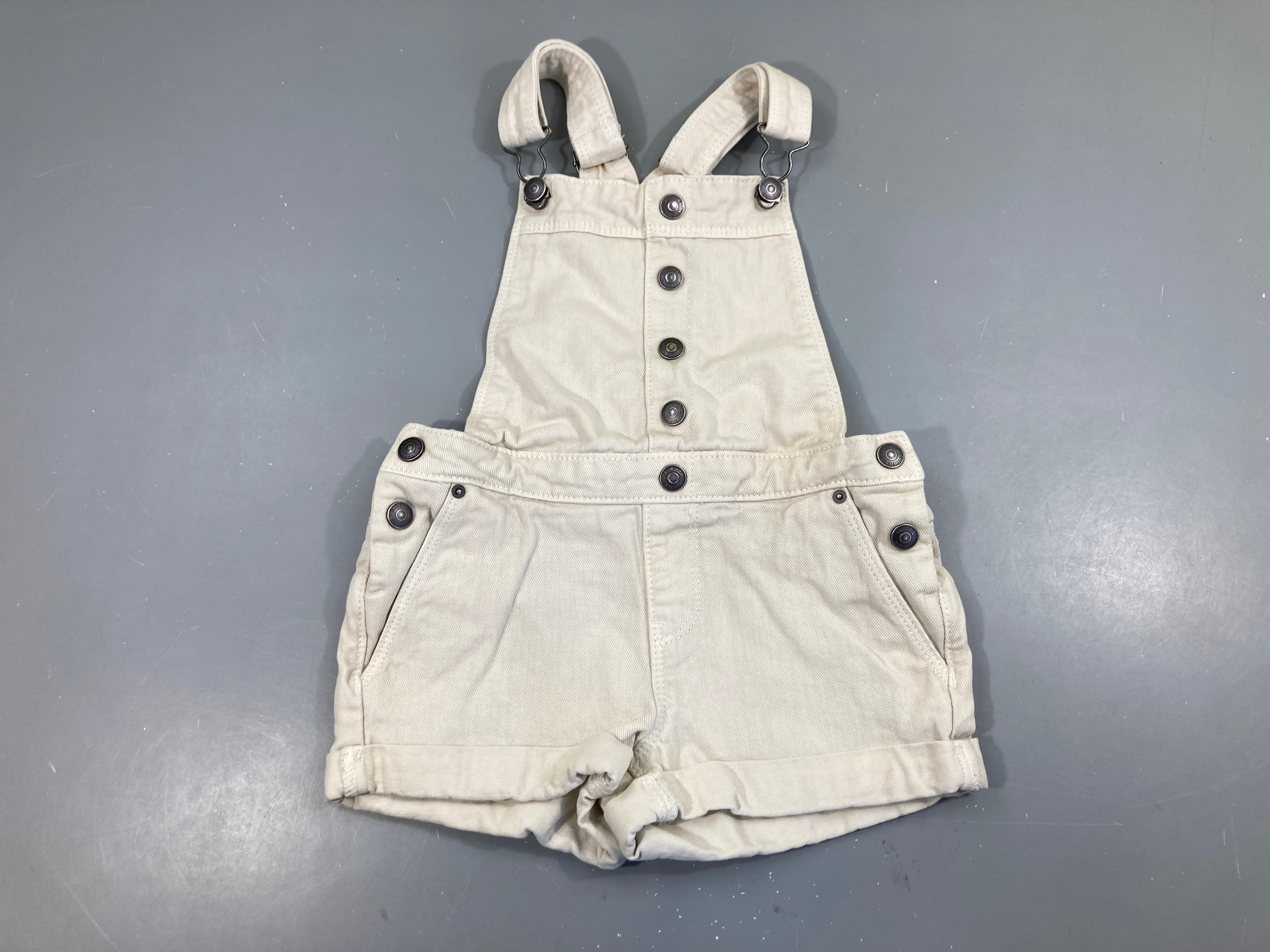 Salopette short beige