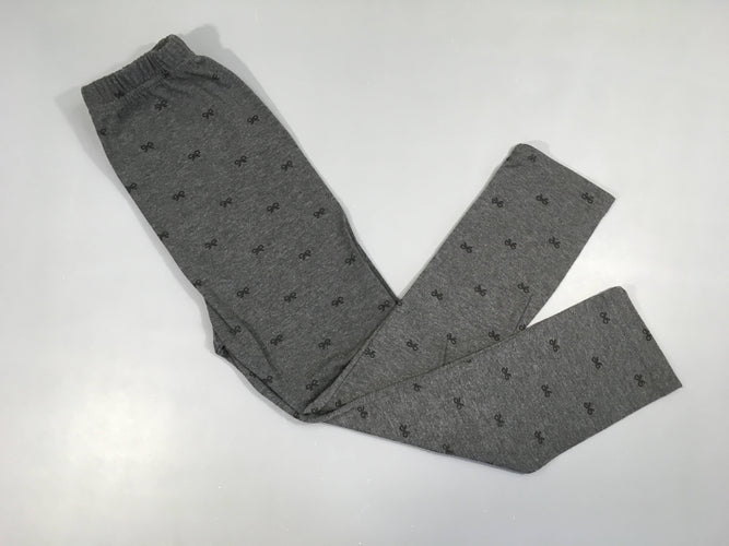 Legging gris foncé noeuds, moins cher chez Petit Kiwi