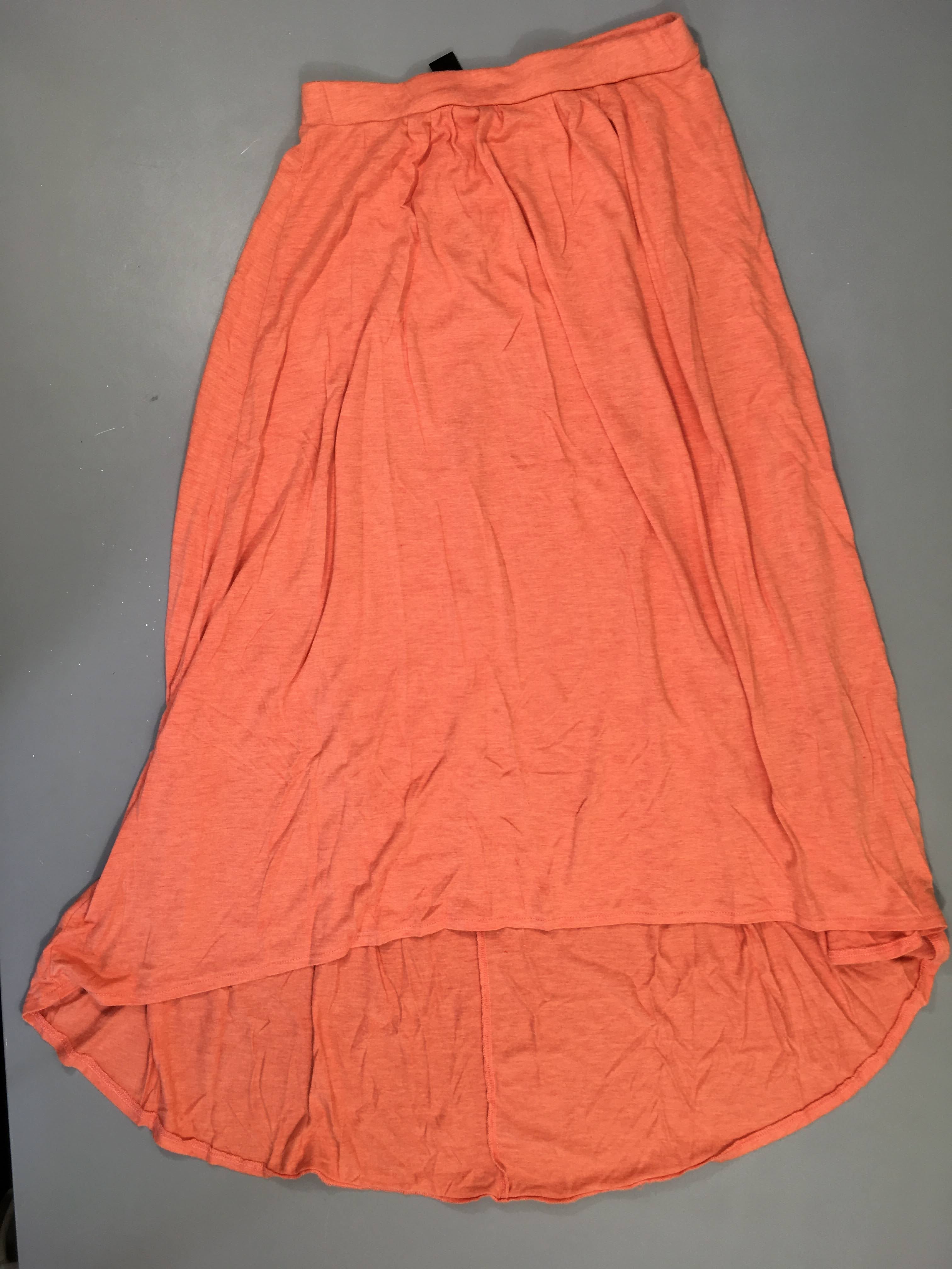 Jupe jersey orangée