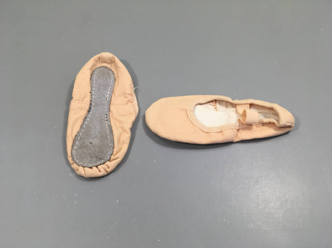 Chaussons de danse saumon, moins cher chez Petit Kiwi
