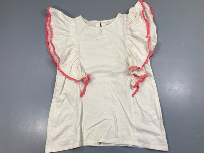 T-shirt m.c beige chiné, moins cher chez Petit Kiwi