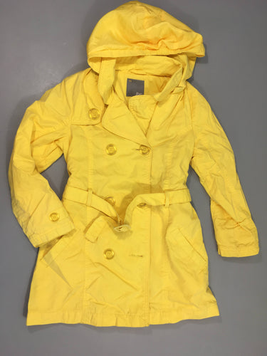 Veste à capuche jaune-petite tache dos et manche, moins cher chez Petit Kiwi