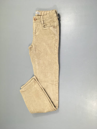 Pantalon velours côtelé beige, moins cher chez Petit Kiwi