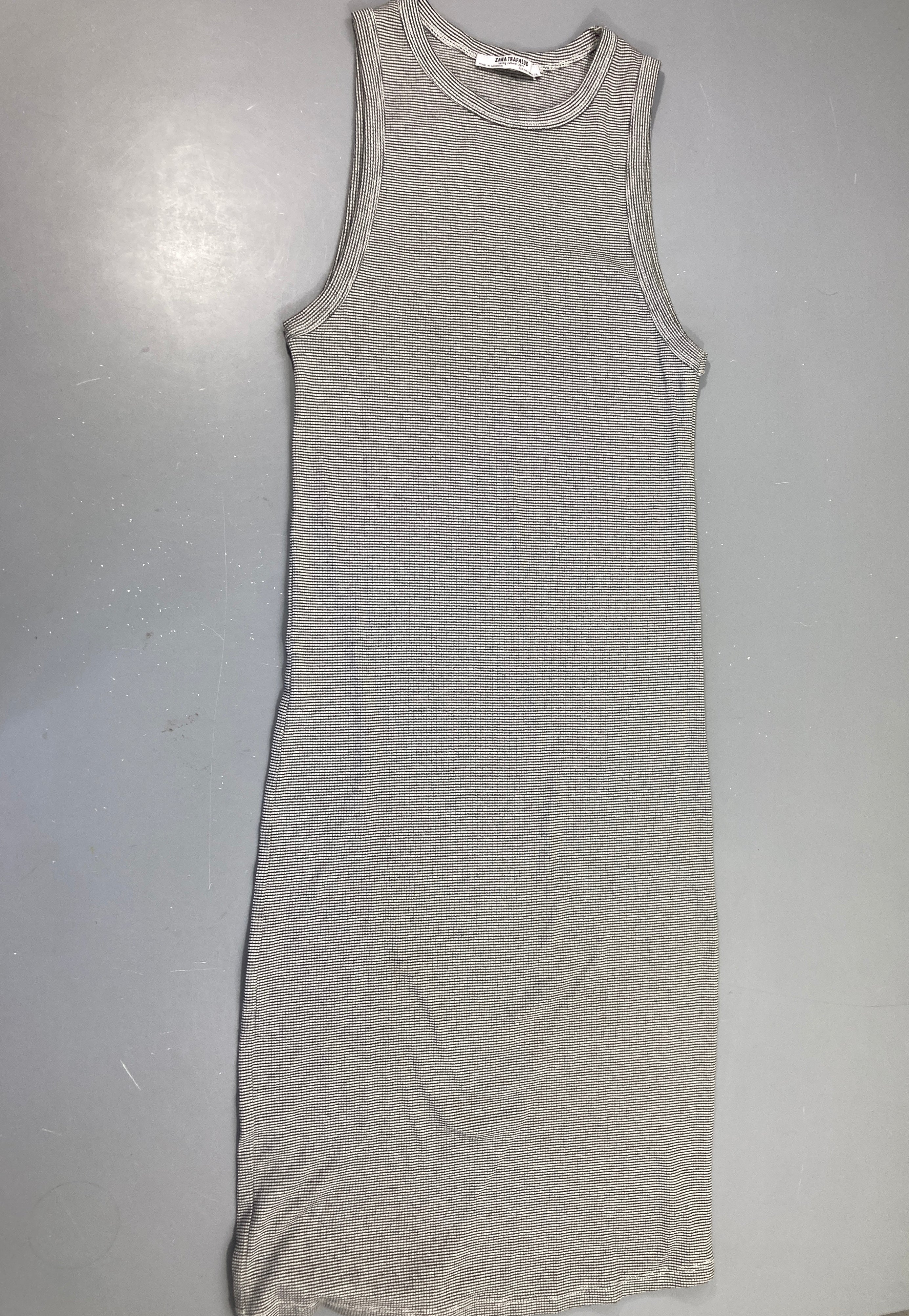 Robe s.m tube rayé blanc/noir