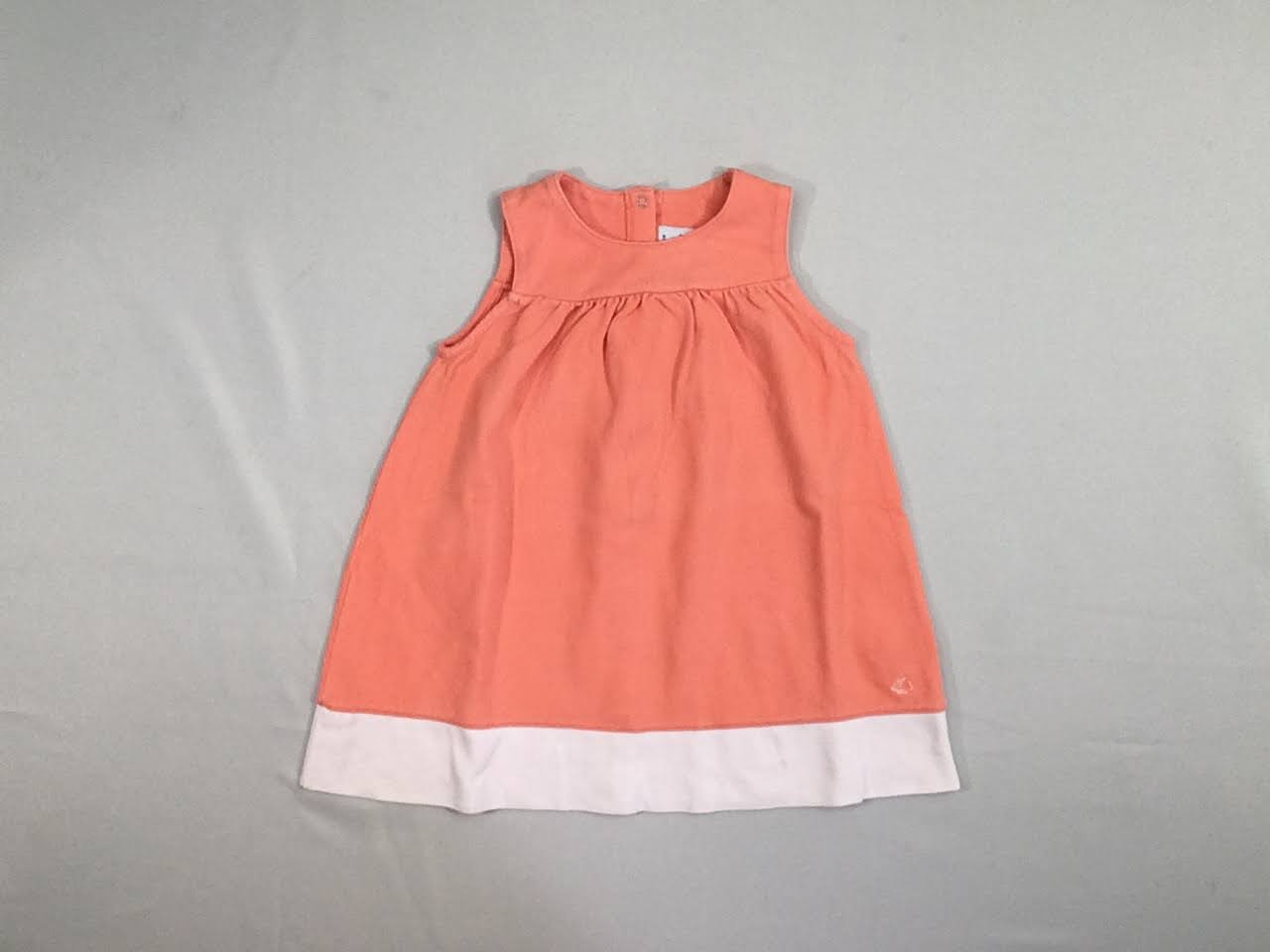 Robe s.m coton piqué orange - petite tache à l'avant