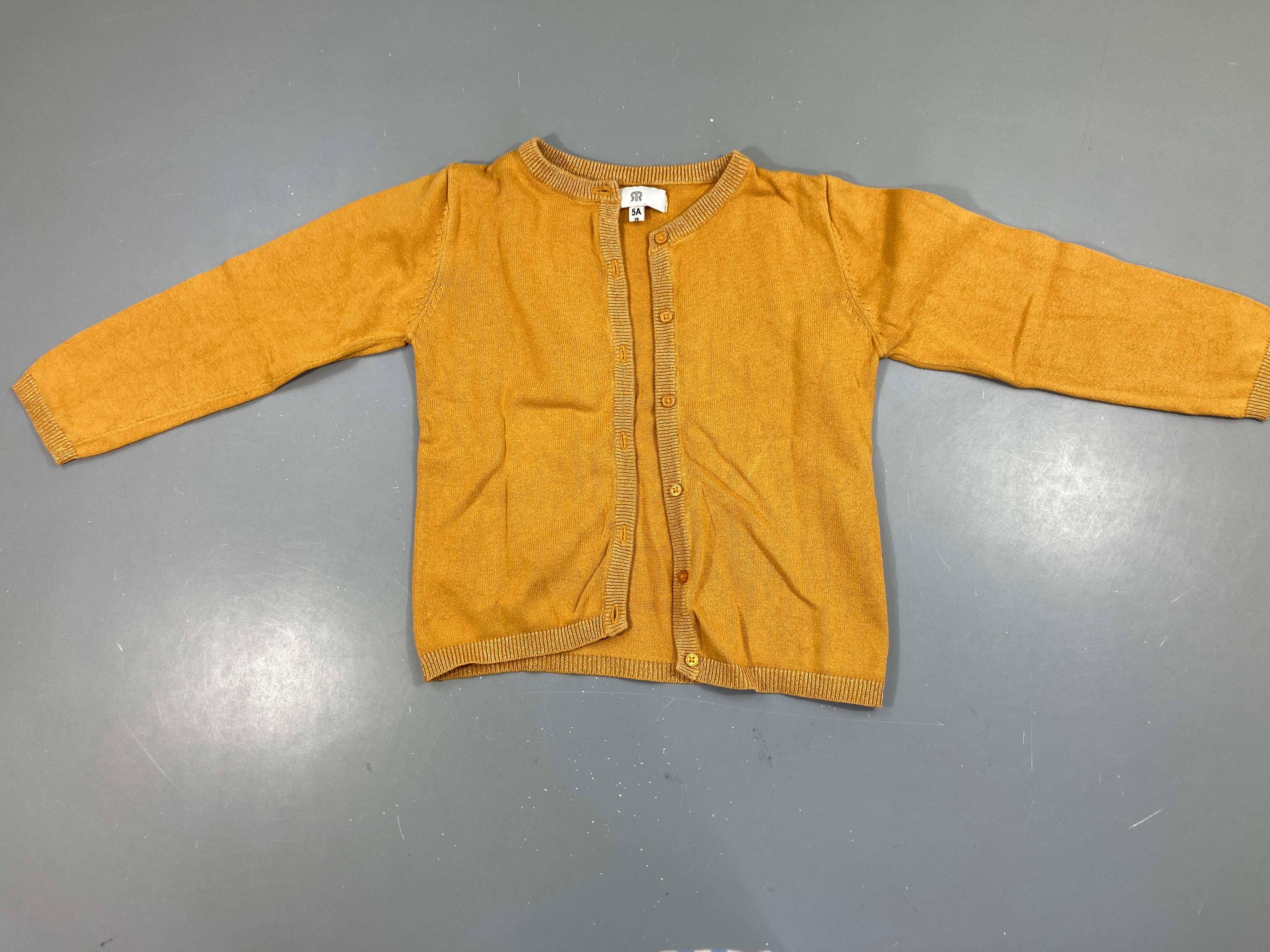 Gilet orange liseret irisié