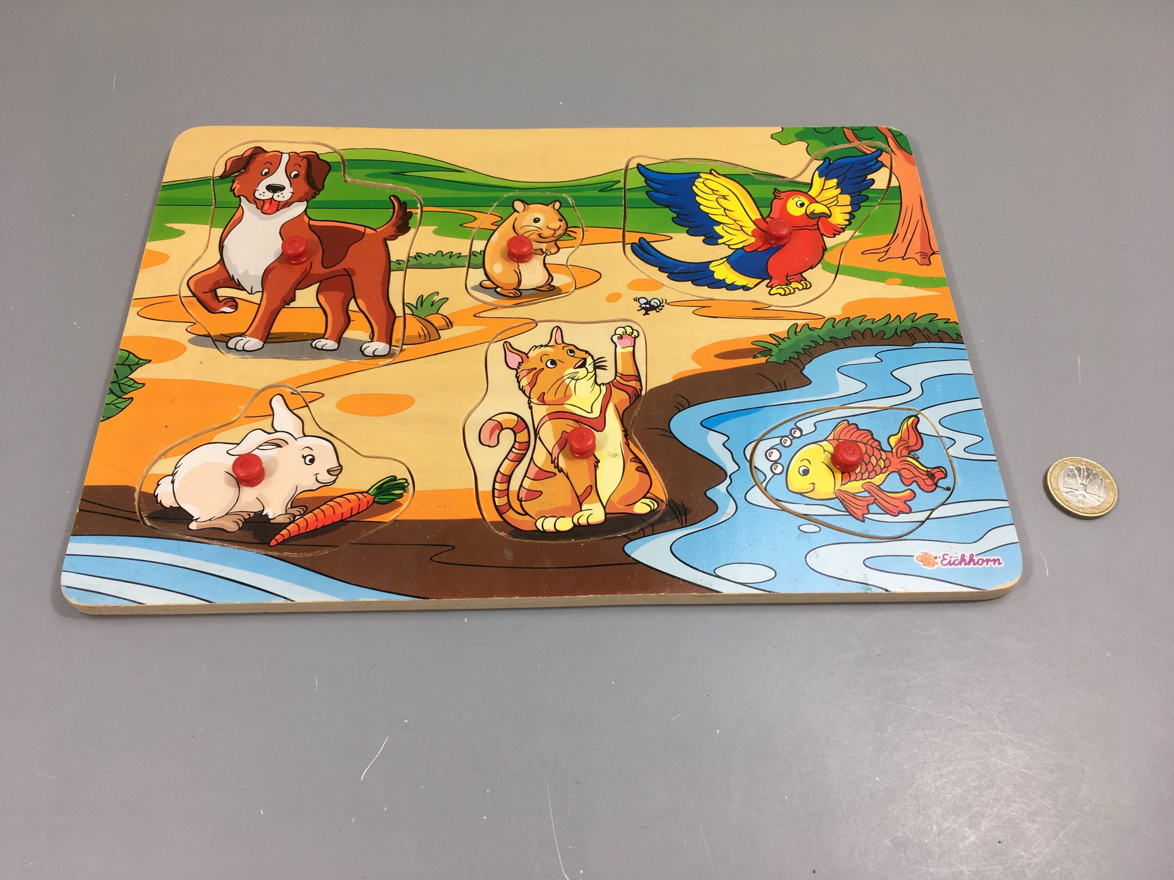 Planche puzzle animaux, Eichhorn