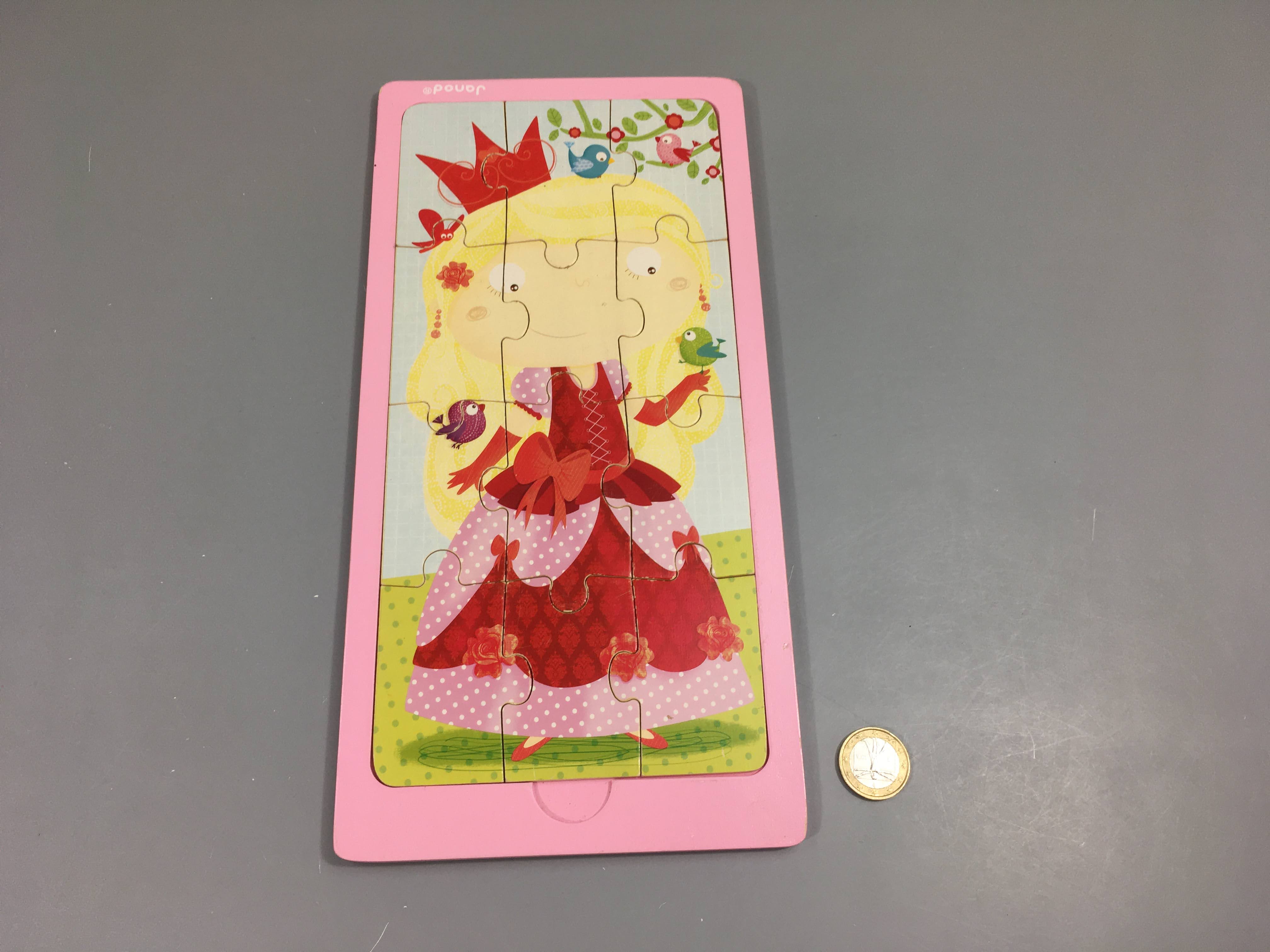 Planche puzzle princesse