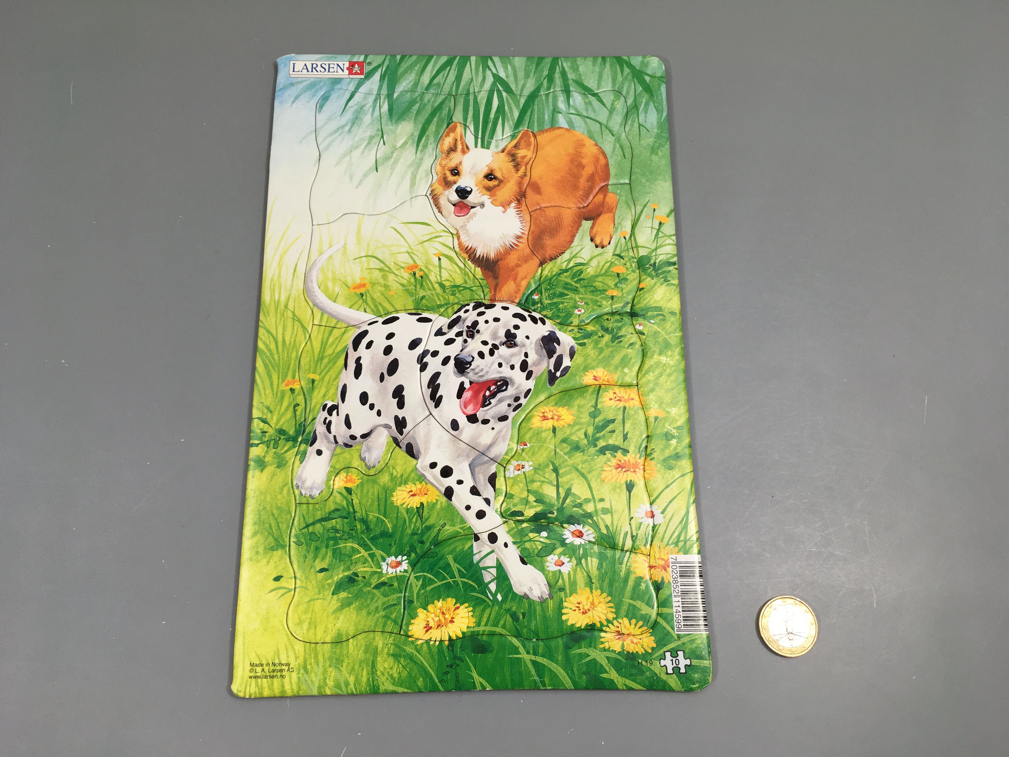 Planche puzzle chiens