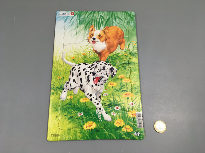 Planche puzzle chiens, moins cher chez Petit Kiwi