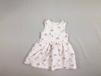 Robe s.m rose pâle licornes