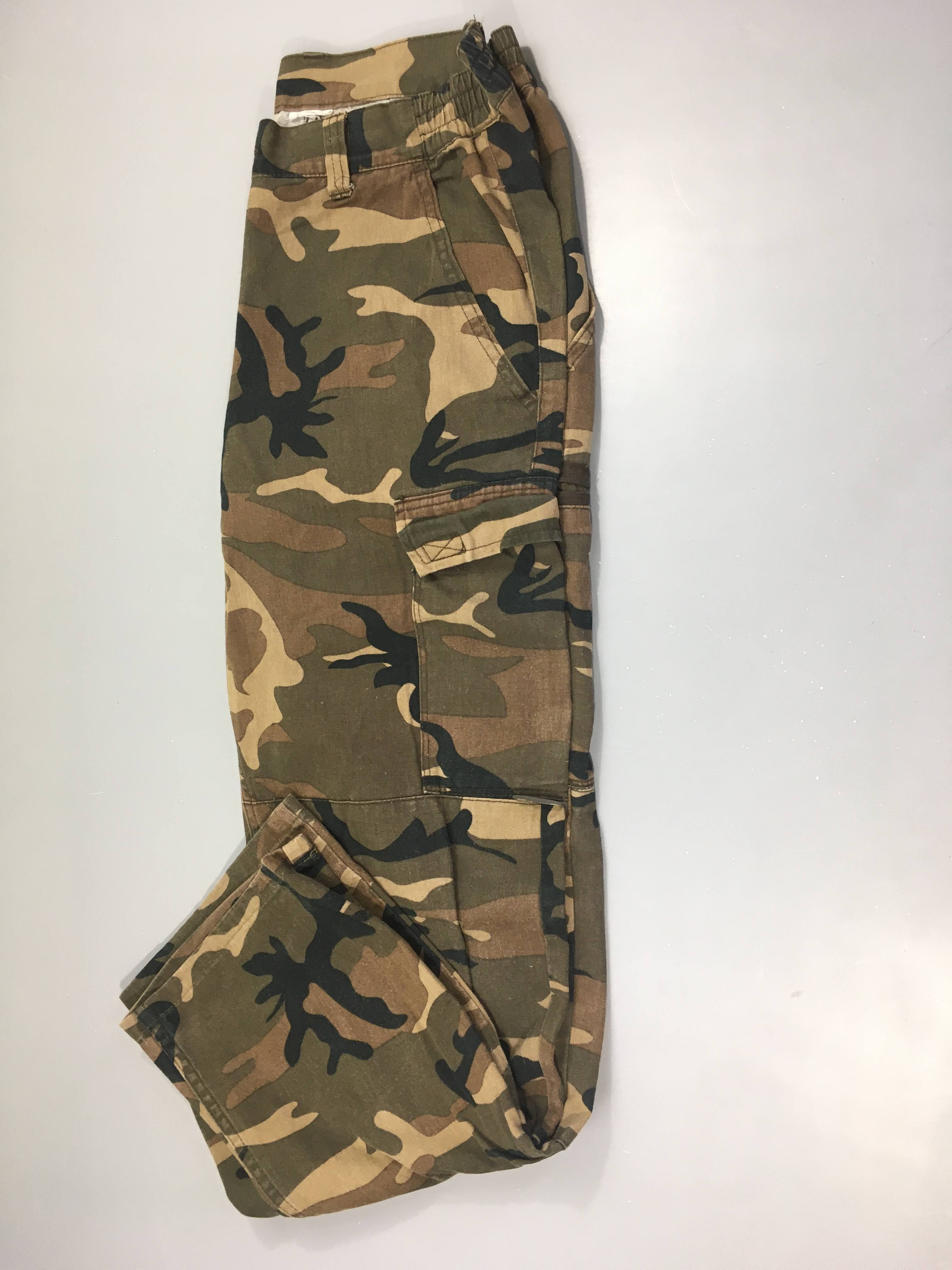 Pantalon léger camouflage kaki