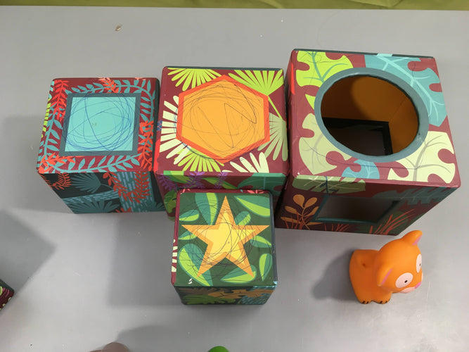 Maxi Topanijungle +18m, pièces en carton griffonnées, moins cher chez Petit Kiwi